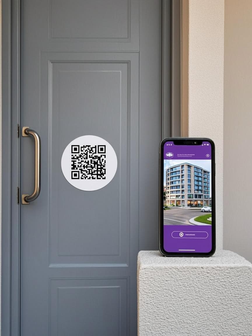 Porte avec visite virtuelle